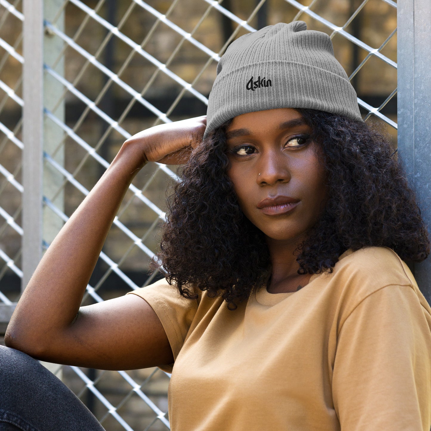Askin Beanie - Light Grijs